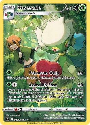Roserade TG02/30 - SWSH11 Lost Origin Trainer Gallery Holofoil