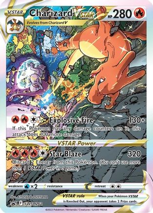Charizard VSTAR - SWSH262 SWSH262/307 - SWSH Sword & Shield Promo Cards Holofoil