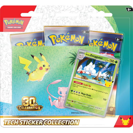 Pokémon 30th Celebration Tech Sticker Collection (Alolan Exeggutor)