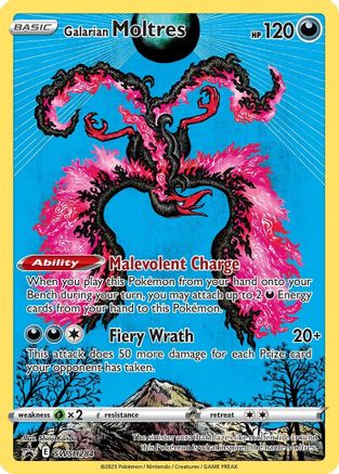 Galarian Moltres - SWSH284 SWSH284 - SWSH Sword & Shield Promo Cards Holofoil