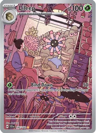 Lileep - 145/142 145 - SV07 Stellar Crown Holofoil