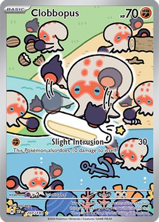 Clobbopus - 207/191 207 - SV08 Surging Sparks Holofoil