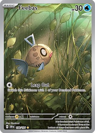 Feebas - 198/191 198 - SV08 Surging Sparks Holofoil