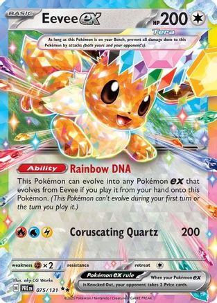 Eevee ex - 075/131 75 - SV Prismatic Evolutions Holofoil