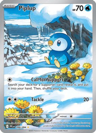 Piplup - 098/094 98 - ME02 Phantasmal Flames Holofoil