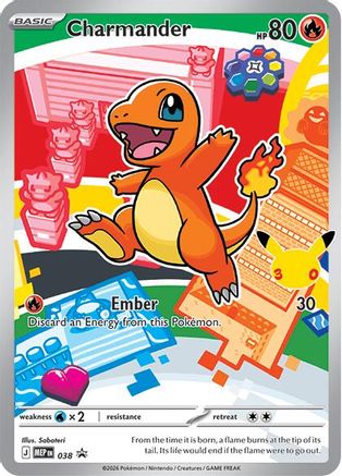 Charmander - 038 38 - ME Mega Evolution Promo Holofoil