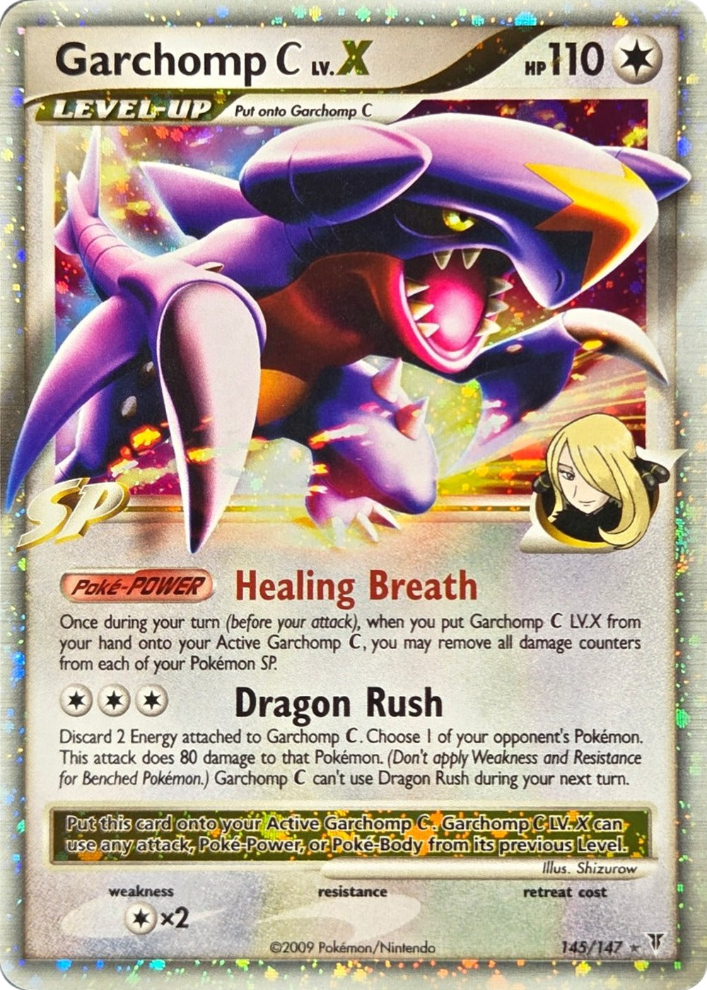 Garchomp C LV.X - 145/147 - Supreme Victors LV.X Holo Rare (Lightly Played)
