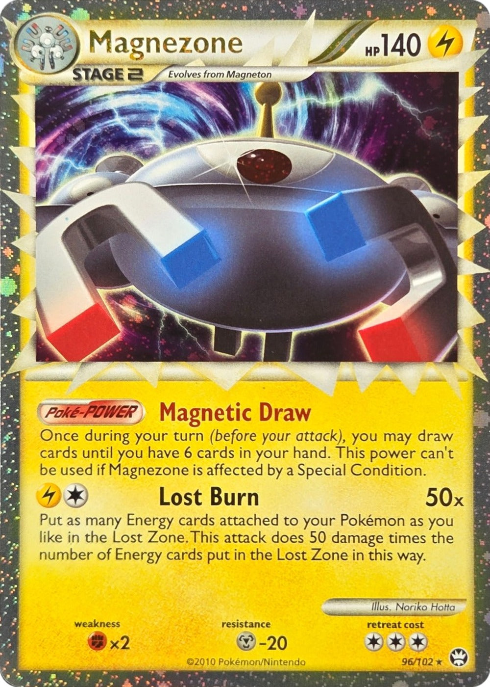 Magnezone Prime - 96/102 - Triumphant Prime Holo Rare (Lightly Played)