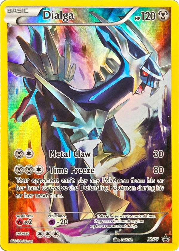 Dialga - XY77 - XY Black Star Promos Full Art Promo Holo (Lightly Played)