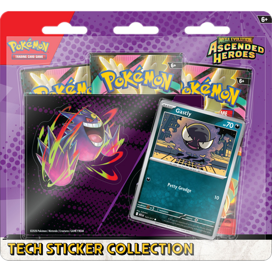 Mega Evolution: Ascended Heroes Tech Sticker Collection (Mega Gengar)