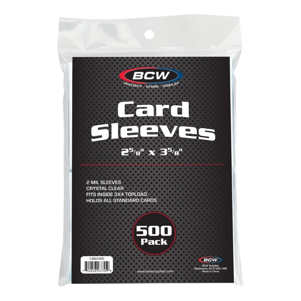 500 BCW Standard Card Sleeves