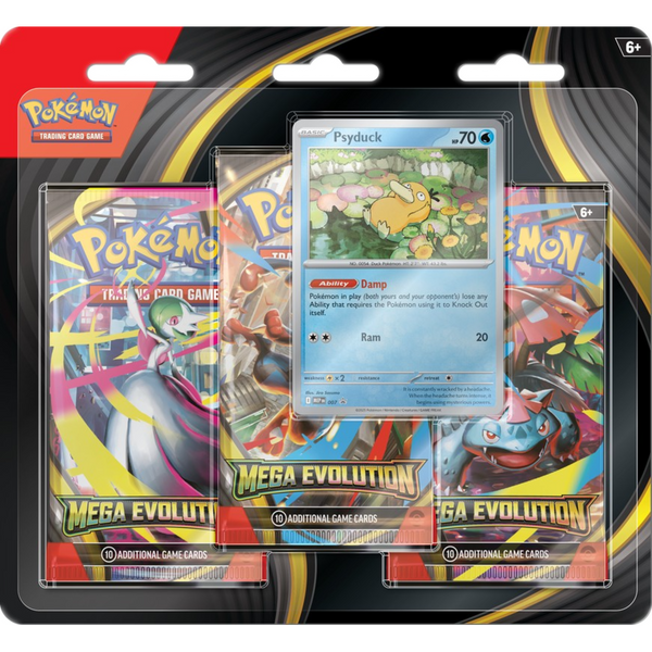Mega Evolution 3-Pack Blister (Psyduck)