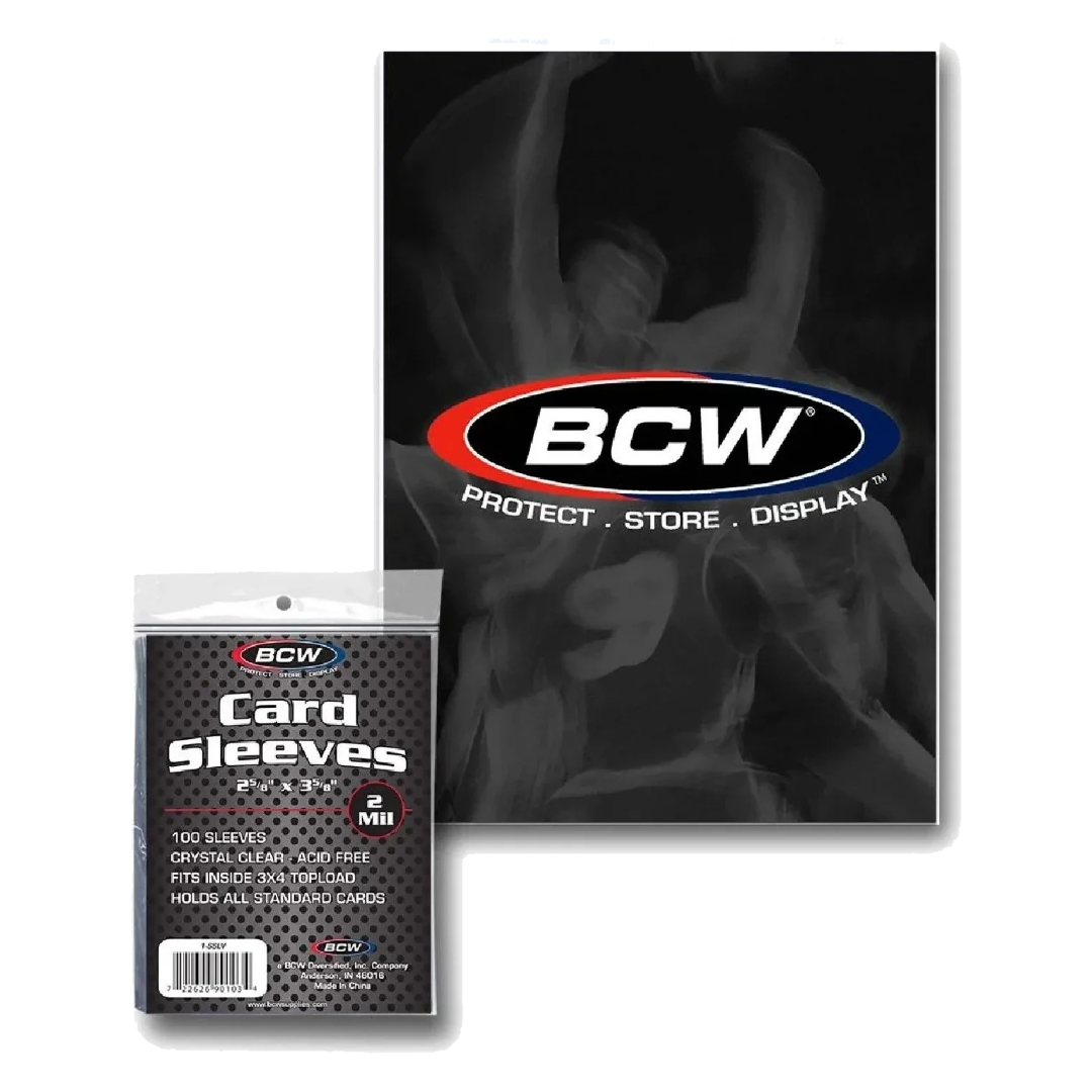 100 BCW Standard Card Sleeves